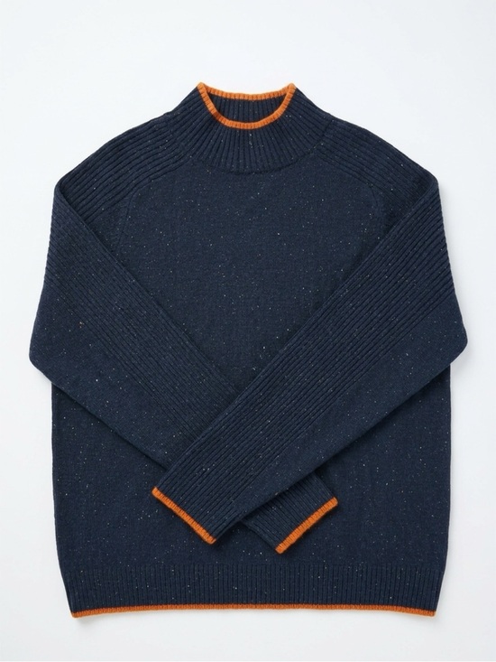 Sweaters - J. Jill Pure Jill Cotton Blend Knit Navy Blue Sweater [Size XL]. NWT